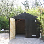 16x8 timber garages
