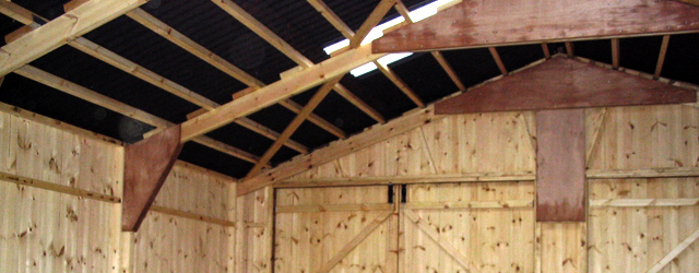 Heavy duty timber garages Wooden garages