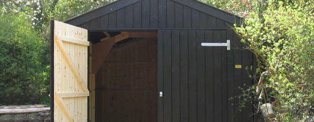 Heavy duty timber garage by Clydesdale