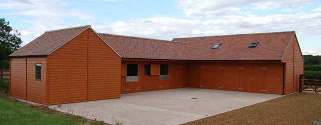 Heavy duty timber stables by Clydesdale